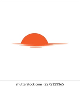 SUNSET ICON VECTOR ILLUSTRATION SYMBOL DESIGN