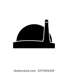 Sunset icon vector. Sunrise illustration sign. Sun symbol or logo.