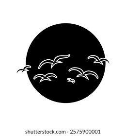 Sunset icon vector. Sunrise illustration sign. Sun symbol or logo.