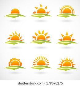 Sunset icons