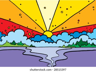 Sunset Lake