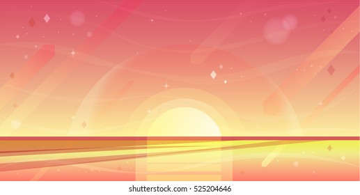 Sunset landscape