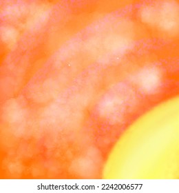 sunset landscape painting in the evening