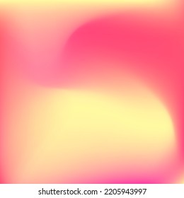 Textura Desenfocada Vibrante Y Líquida Del Amanecer. Papel tapiz de color amarillo con el fluido naranja pastoral. Malla de gradiente de nevado de flujo rosado Neon Sunrise Swirl. Colores de agua de color rojo brillante degradado cálido fondo.