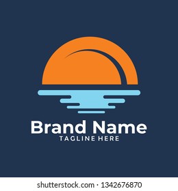 Sunset logo concept