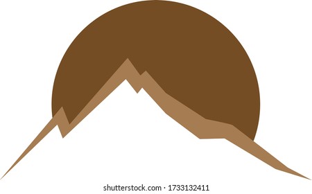 Material vectorial de diseño de logotipo de Sunset