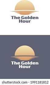 Sunset Logo Icon Abstract Concept