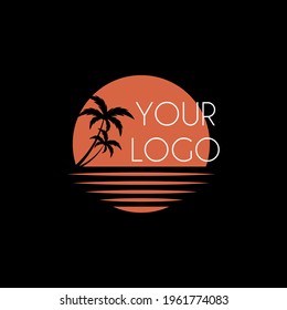Sunset logo on the dark background.