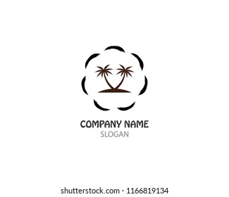 Sunset logo template