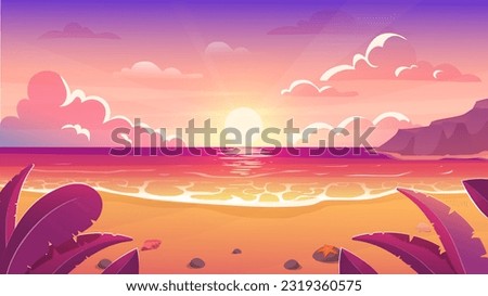 Similar – Foto Bild Landschaft mit Strand und Nordsee, auf der Insel Sylt, Deutschland