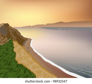 Sunset on the Island