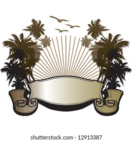 sunset palms shield