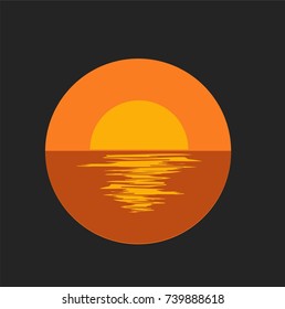 Sunset sea
