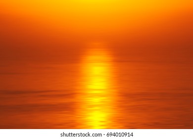 sunset sea landscape vector illustration
