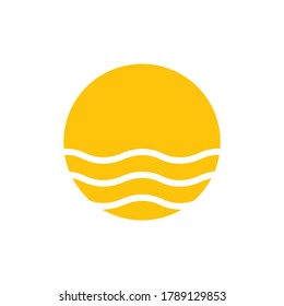 Sonnenuntergang - Sonne Symbol 