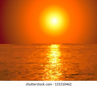 夕日 湖 のイラスト素材 画像 ベクター画像 Shutterstock