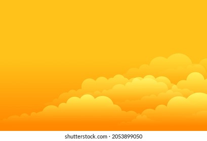sunset sky background with clouds