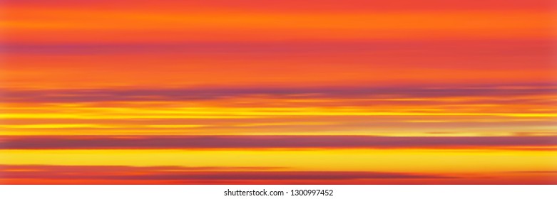 Sunset sky background, vector illustration, EPS10