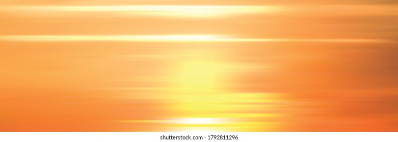 Sunset sky background, vector illustration, EPS10