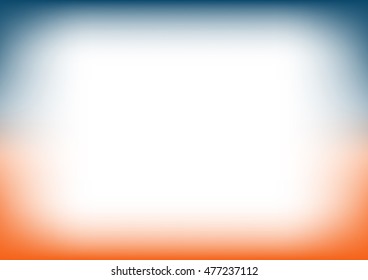 Sunset Sky Blue Orange Copyspace Background Vector Illustration