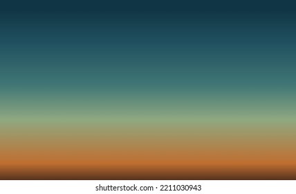 Sunset sky gradient banner background template. Soft color wallpaper.	