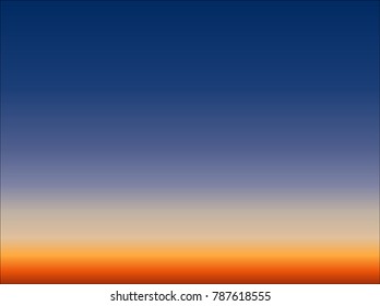 Sunset or sunrise against the blue sky - Shutterstock ID 787618555