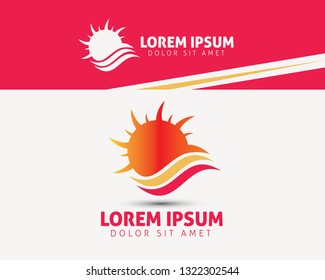 Sunset Vector Logo