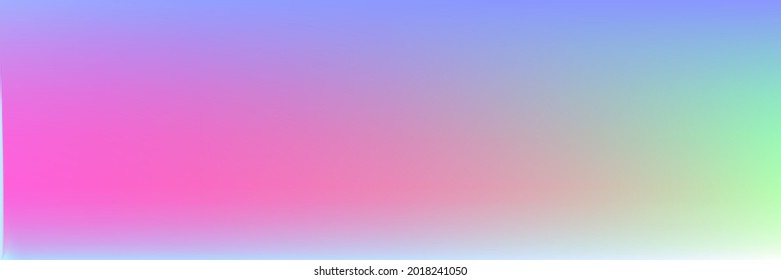 Sonnenuntergang lebendige weiche Pastelltöne Himmel bunt horizontale Farbverlauf-Mesh-Hintergrund. Unscharfe, helle, mehrfarbige, saubere Spotlight glatte Oberfläche. Helles, sonniges weißes, mit Wasser bedecktes, farbiges Himmelshintergrund.