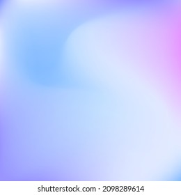 Sunset Violet Blue Lavender Wavy Swirl Gradient Mesh. Indigo Pastel Pink Sunrise Calm Smooth Surface. Fluid Curve Blurred Sky Light Gradient Background. Color Dynamic Water Cold Liquid Background.