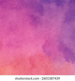 Sunset Watercolor Background Warm and Vibrant Artistic Texture