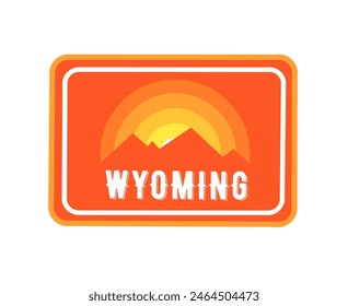 atardecer en wyoming diseño perfecto para impresión, ropa , etc