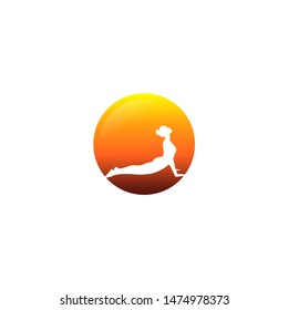 Sunset Yoga Club Logo Inspirations