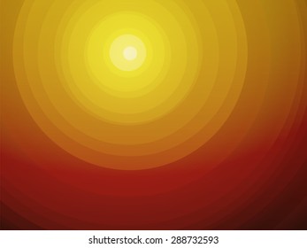 Sunsets circular brown radial background