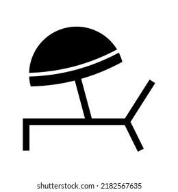 sunshade icon or logo isolated sign symbol vector illustration - high quality black style vector icons

