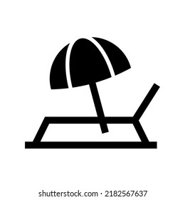 sunshade icon or logo isolated sign symbol vector illustration - high quality black style vector icons
