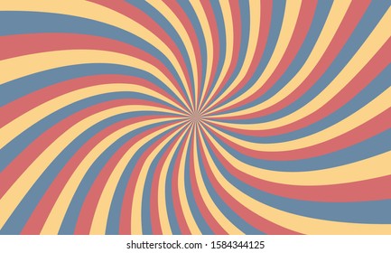 Sunshine background vector. Abstract sunburst design wallpaper for template, cover,banner business social media advertising. colorful rainbow twist.