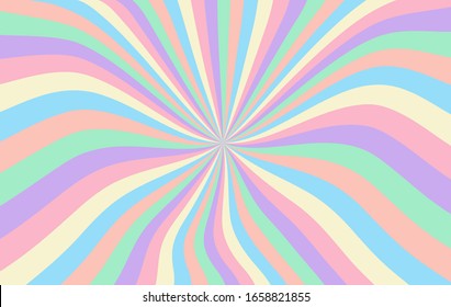 Vector de fondo solar. Fondo de pantalla resumido para el sitio web de negocios. carteles publicitarios en medios sociales. color arcoiris pastel