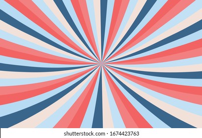 Sunshine background vector. Abstract sunburst wallpaper for business website. banner social media advertising. colorful rainbow. sweet candy