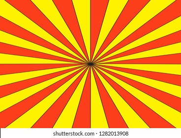 Sunshine background Vector illustration. Abstract Yellow and orange.