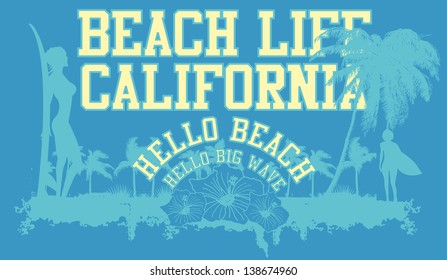 sunshine caribbean island vector art