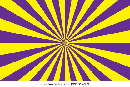 Sunshine colorful vector background. Abstract purple yellow design wallpaper for template. 
