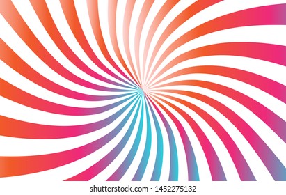 Sunshine colorful vector background. Abstract sunburst design wallpaper for template business social media advertising. 