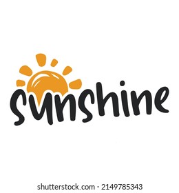 Sunshine cute t shirt desing