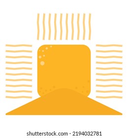 Sunshine Graphic Design Sun Logo flat vector Illustration isolated on white background