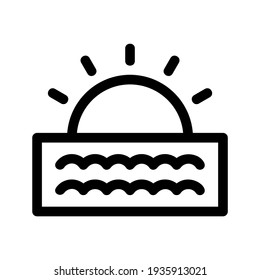 sunshine icon or logo isolated sign symbol vector illustration - high quality black style vector icons
