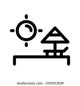 sunshine icon or logo isolated sign symbol vector illustration - high quality black style vector icons
