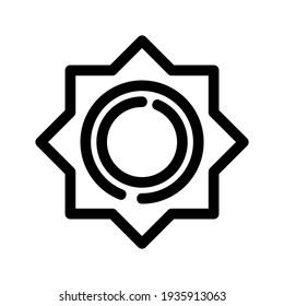 sunshine icon or logo isolated sign symbol vector illustration - high quality black style vector icons
