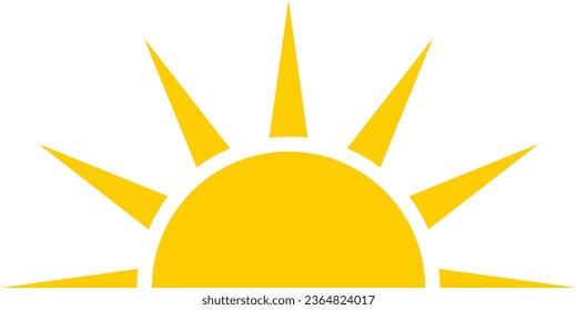 Sunshine icon . Sunshine logo. Vector  illustration