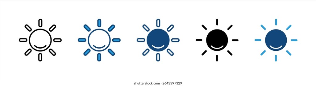 Sunshine icon sheet multiple style collection