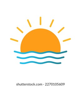 Sunshine icon. sign for mobile concept and web design. vector illustration